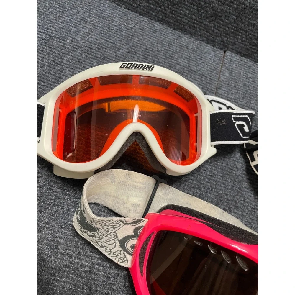 Spy Optic Gordini Snow Goggles Bundle 3 Pairs Ski Snowboard Pink White Unisex